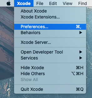 xcode what does for do