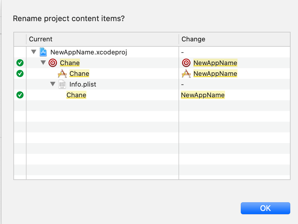 Change iOS app name with Xcode