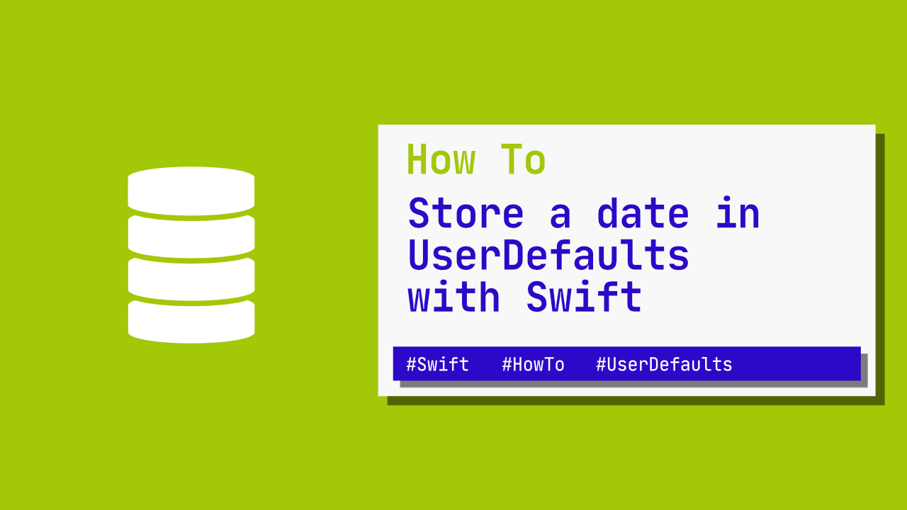 How to store a date in UserDefaults with Swift