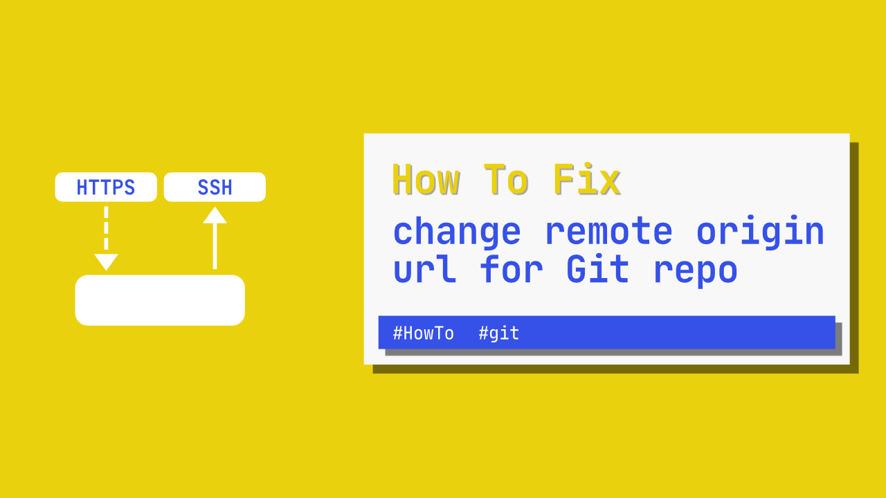 set git remote url