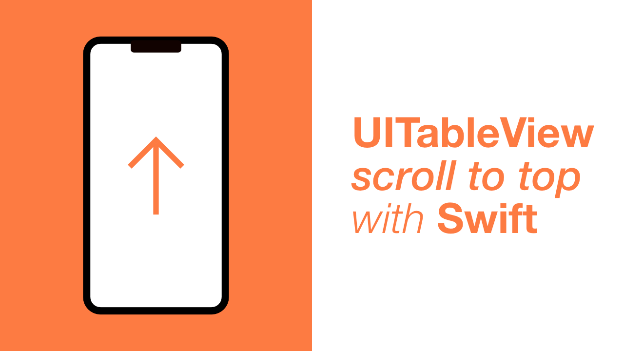 UITableView scroll to top with Swift
