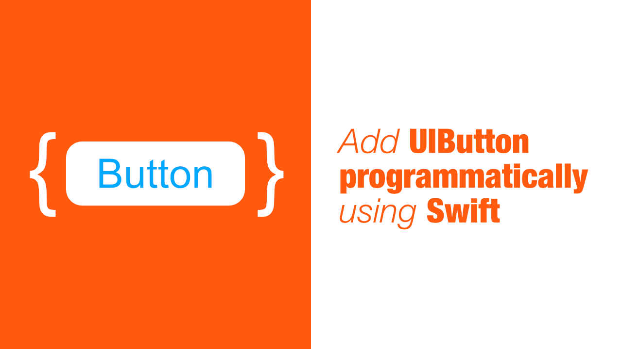 Add UIButton programmatically using Swift