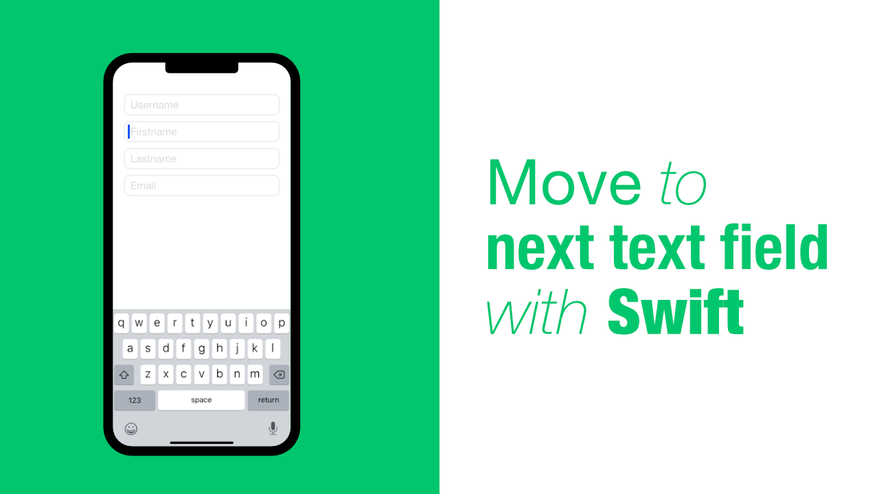 Move to next text field with Swift