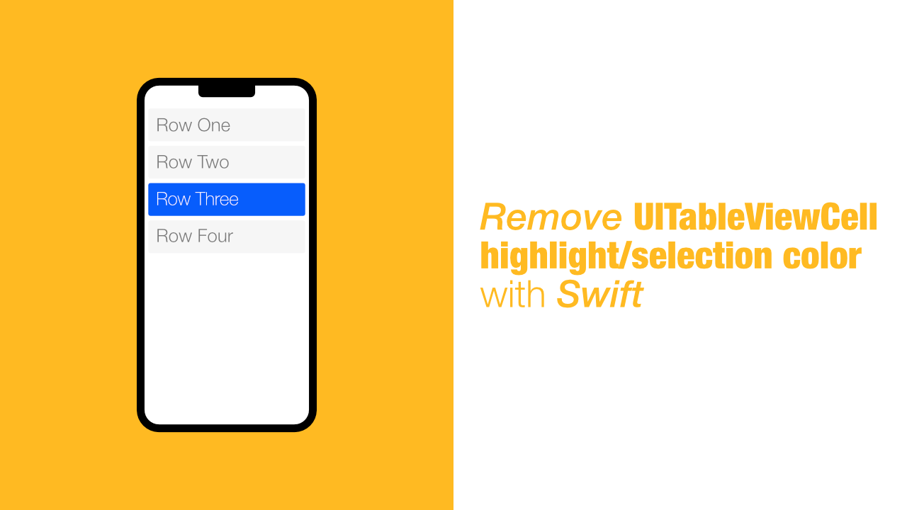 Remove UITableViewCell highlight/selection color with Swift