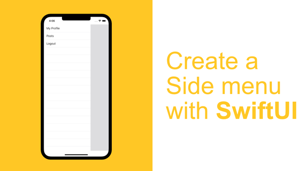 Create a Slide out Menu with SwiftUI