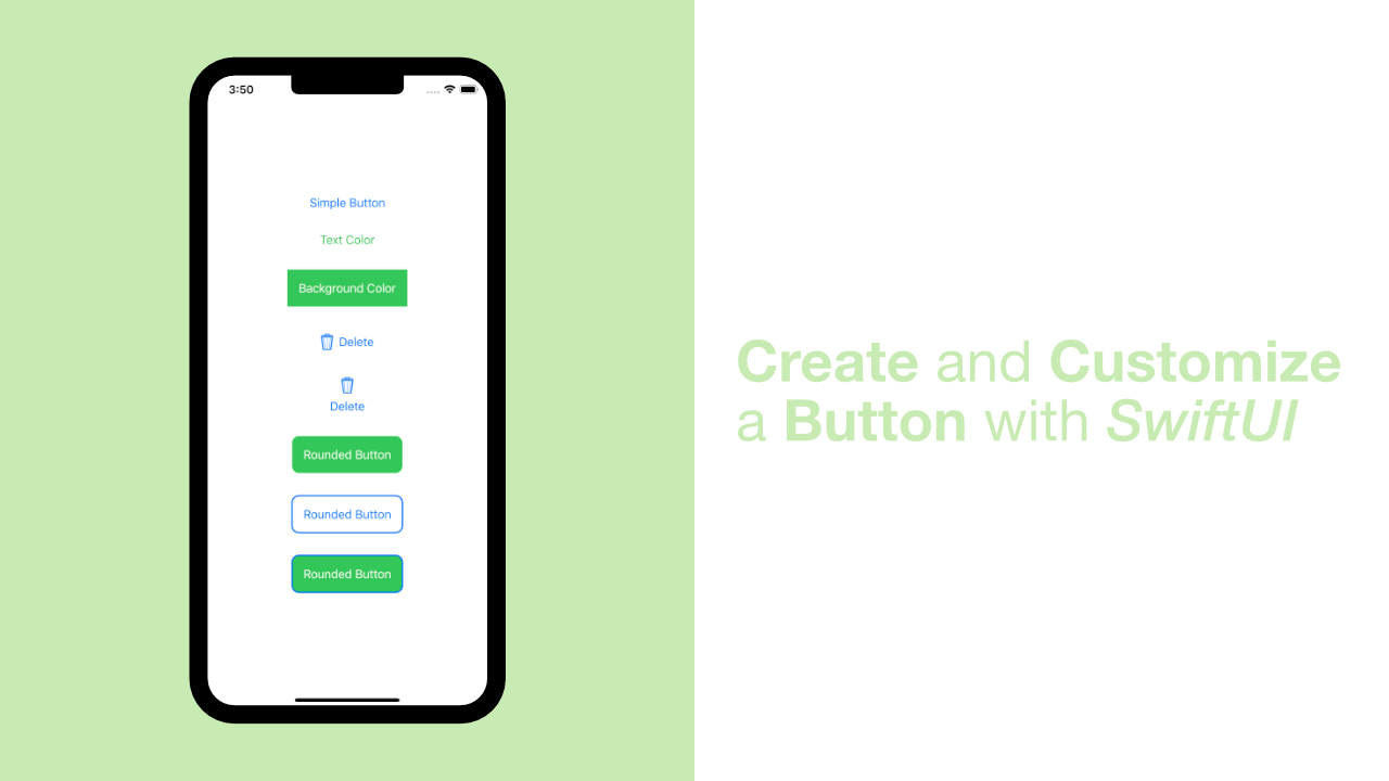 Create and Customize a Button with SwiftUI