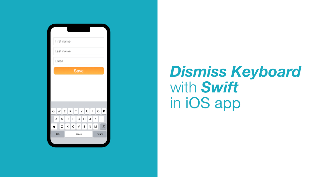 Dismiss Keyboard with Swift in iOS app